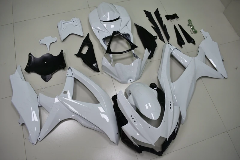 Обтекатели GSX R750 2008 2010 K8 белый GSXR750 08 10 Abs обтекатель для Suzuki 09|Полные комплекты
