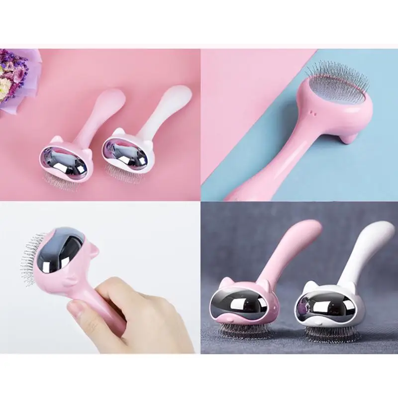 Космическая кошка расческа для животных чистая красота удаление волос щетка