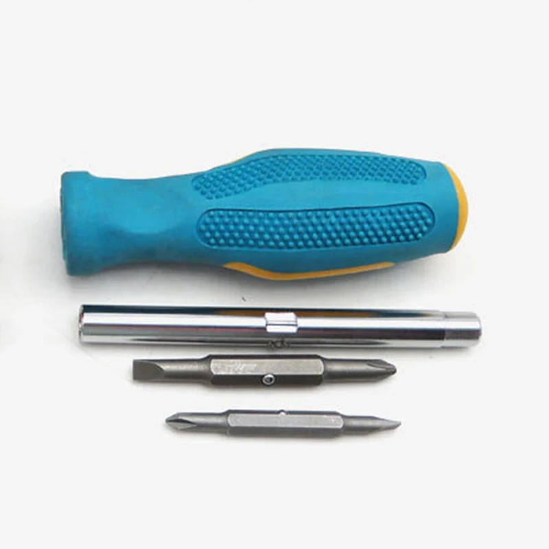 Синий Набор отверток с 4 в 1 Бит Комплект включающий себя перекрестные слова рукав