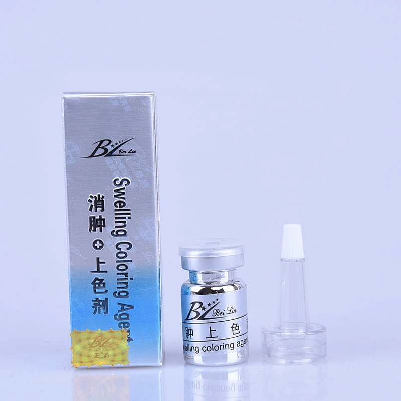 Отек краситель для перманентного макияжа бровей и губ татуировка анти опухший