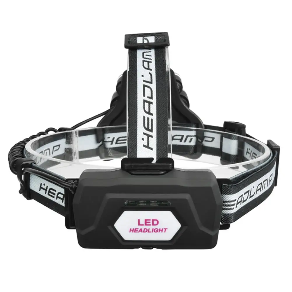 Skywolfeye 7LED налобный фонарь 18650 светодиодная фара с SOS свистком для выживания