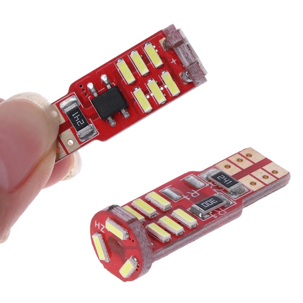 CAN-bus ошибок 15-SMD T10 W5W светодиодный 5W5 4014 маркер светильник лампы белого цвета |
