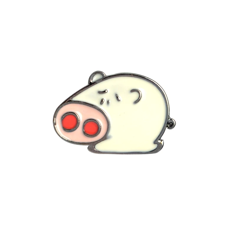 Мультяшная маленькая свинка капуста брошь металлические эмалированные булавки