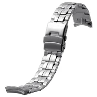 stainless steel watchbands for men ef 550d original quartz watches men wrist watch curved end 22mm black sport watch