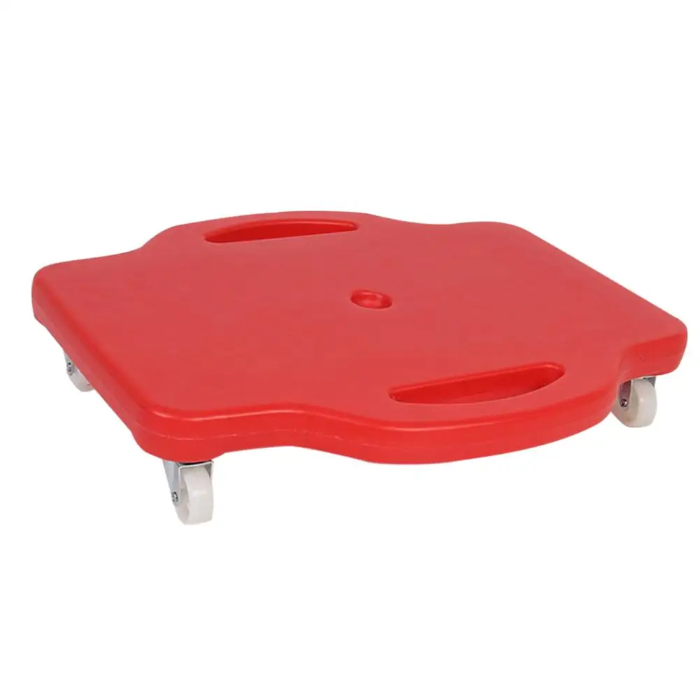 

Children's Safety Plastic Scooter Board Four-wheeled Balance Fitness Scooter Handled Scooter Seat With Swivel Casters For Kids