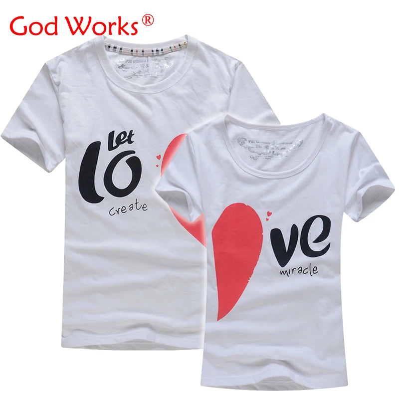 Футболка для влюбленных пар и Одежда женская летняя рубашка мужская в форме