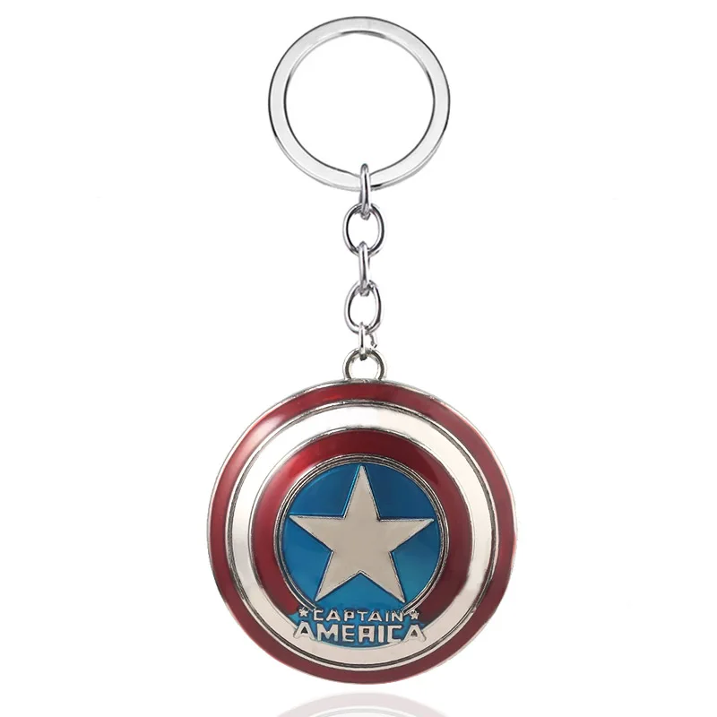 K21-1 15pcs/lot The Avengers Wholesale Iron Man Infinity Gauntlet Keychain Thor Axe Hammer Enamel Weapon Metal jewelry Men Car Keyring - Цвет: K21-1