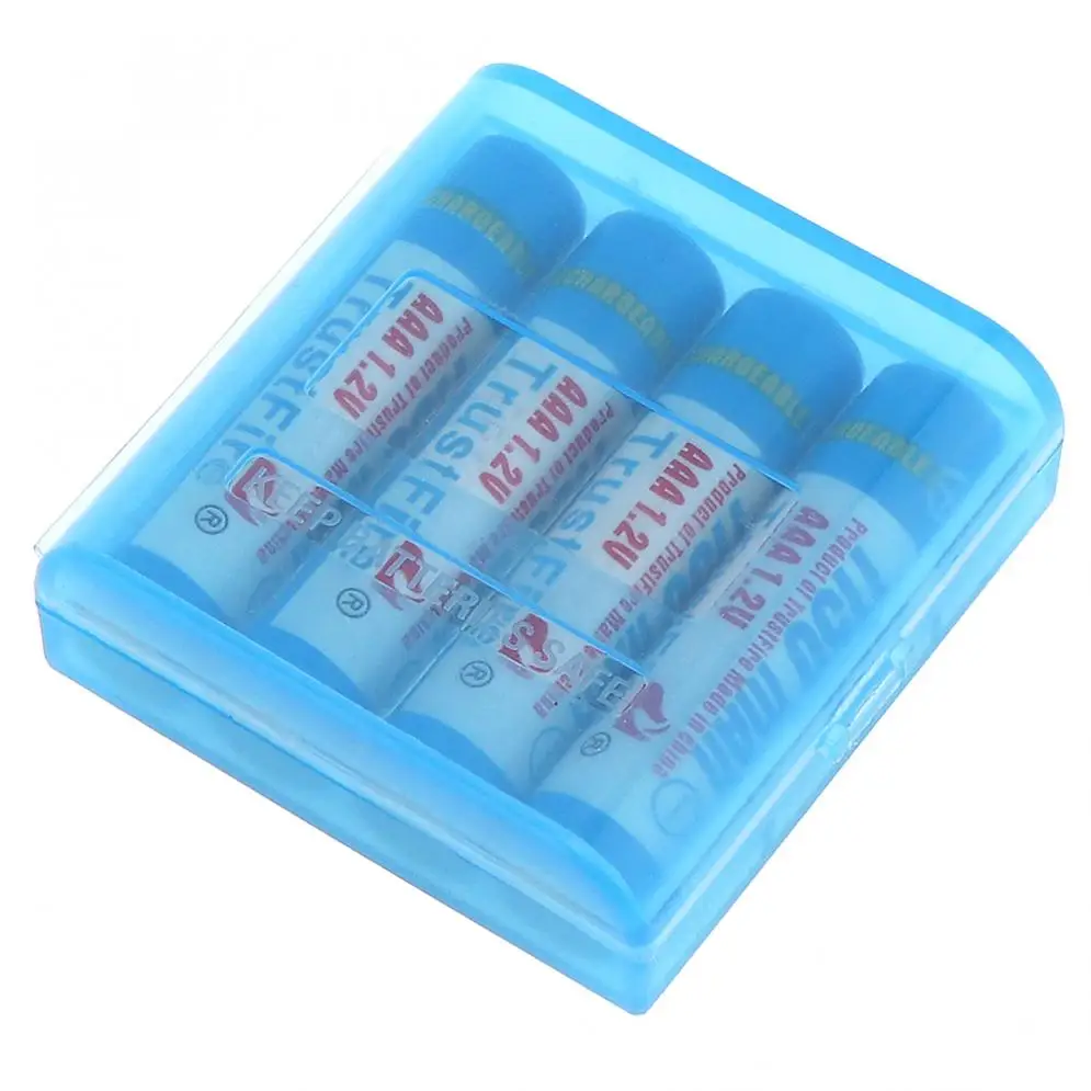 20pcs/lot TrustFire AAA NiMH Battery 1.2V 1150mAh Rechargeable Ni-MH Batteries with Low Self-discharge+ Battery Storage Box Case
