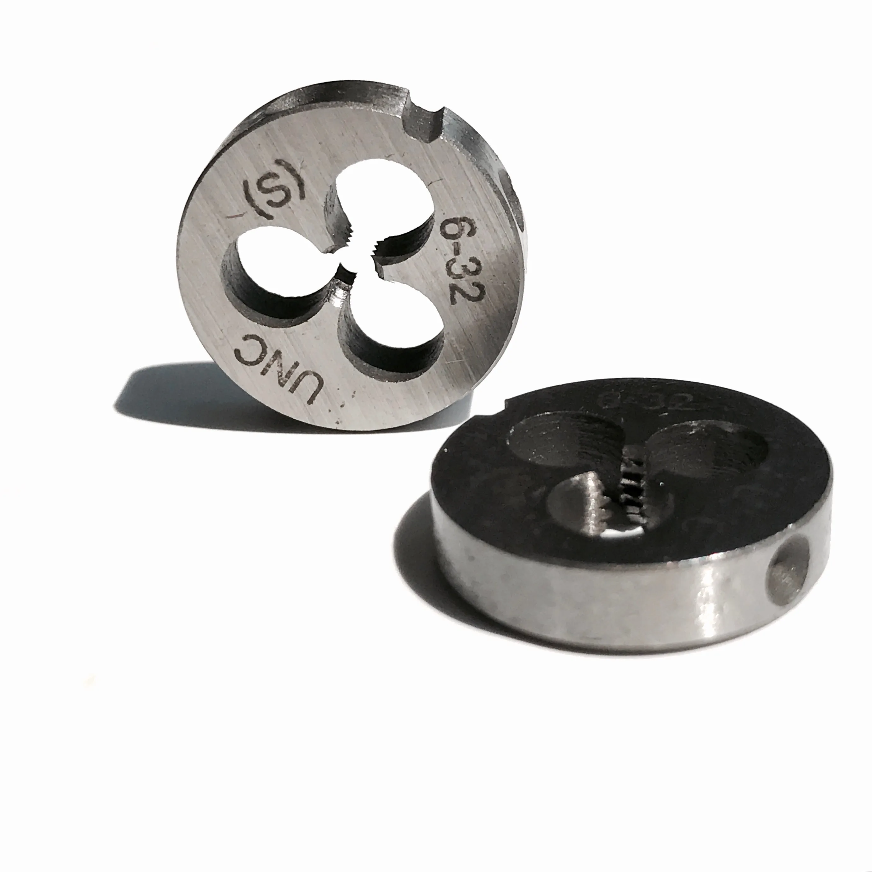 

Free shipping of 2PCS DIY quality UNC 6-32 American standard Die Threading Tools Lathe Model Engineer Thread Maker