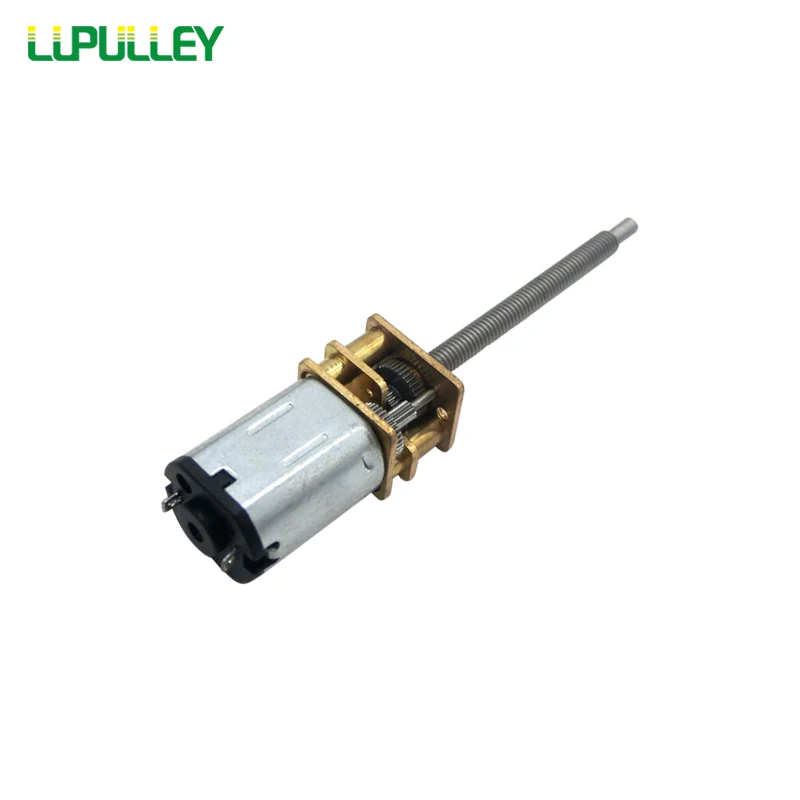 Резьбовой стержень постоянного тока LUPULLEY N20 редукторный двигатель с выходным