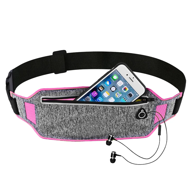 Professional Running Waist Pouch Belt Sport Mobile Phone Men Women With Hidden Gym Bags Pack | Спорт и развлечения