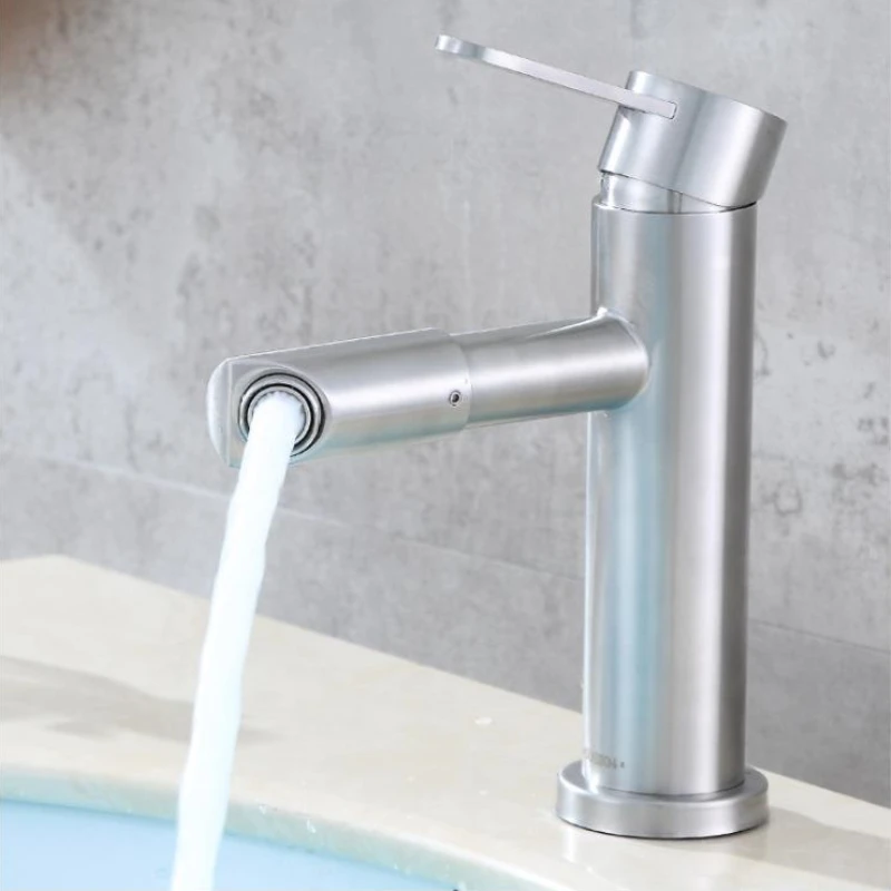 

Bathroom Basinfaucet Hollow Shape Bath Waterfall Faucets Single Handle Water Mixer Tap