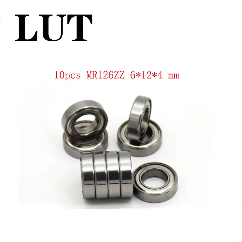 10 шт. миниатюрные шариковые подшипники MR126ZZ MR126 ZZ 6*12*4 мм 6x12x4 MR126z|Валы| |