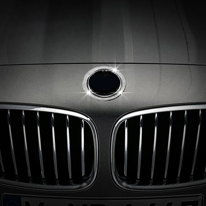 Чехол с логотипом на переднюю панель в алмазном стиле подходит для BMW 6 серии F12 F13