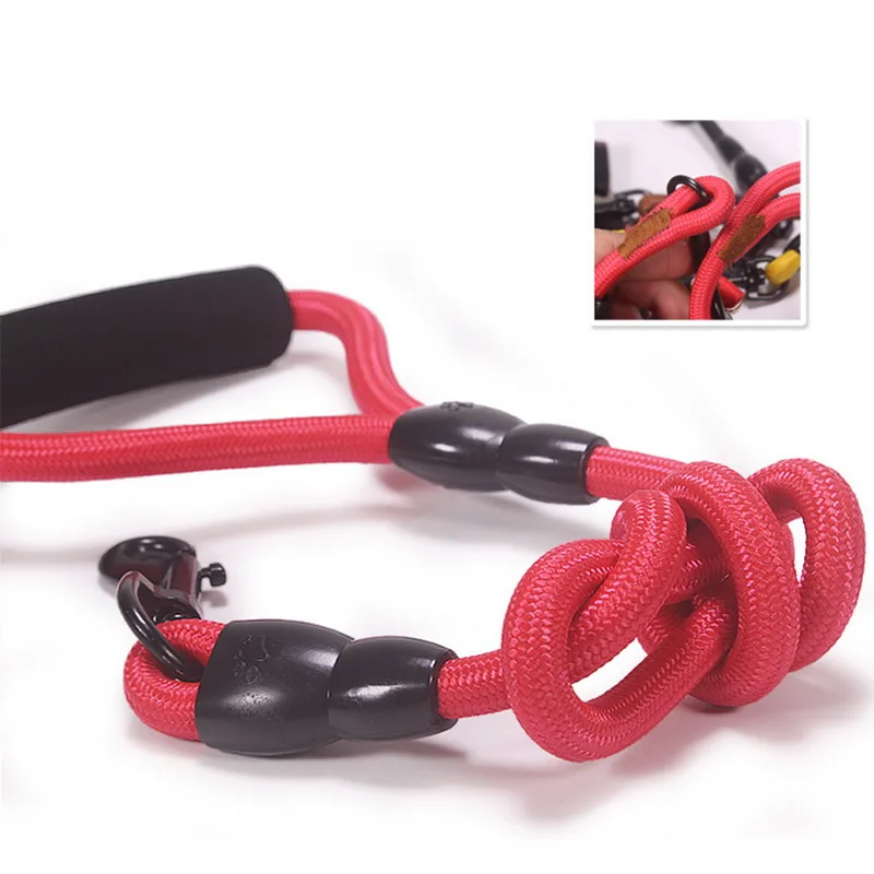 Hoomall 1pc Nylon Pet Dog Leash Double-headed For Small Medium Large Dogs Safety Outdoor Round Traction Rope Leashes | Дом и сад