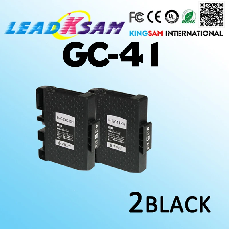 2x черные картриджи с чернилами GC41 GC-41 для Ricoh SG3100 SG2100 SG2010L SG7100 GC 41 | Компьютеры и