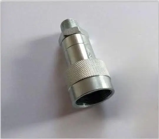 Стальные мужские гидравлические быстроразъемные соединители с резьбой 1/2 дюйма