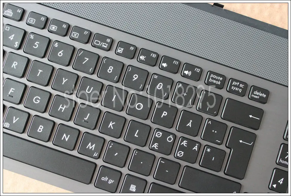 Новая NE Скандинавская Клавиатура для ноутбука ASUS G55 G55V G55VW G57 G57V G57J G57JK G57VW черная с