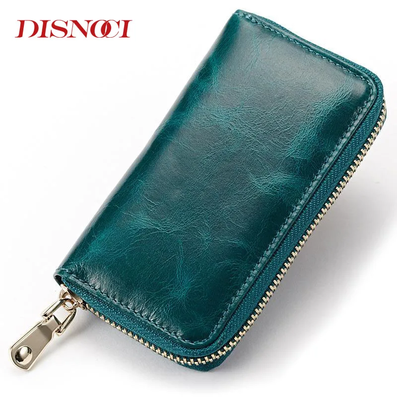 Кошелек DISNOCI из натуральной воловьей кожи модный бумажник для автомобильных