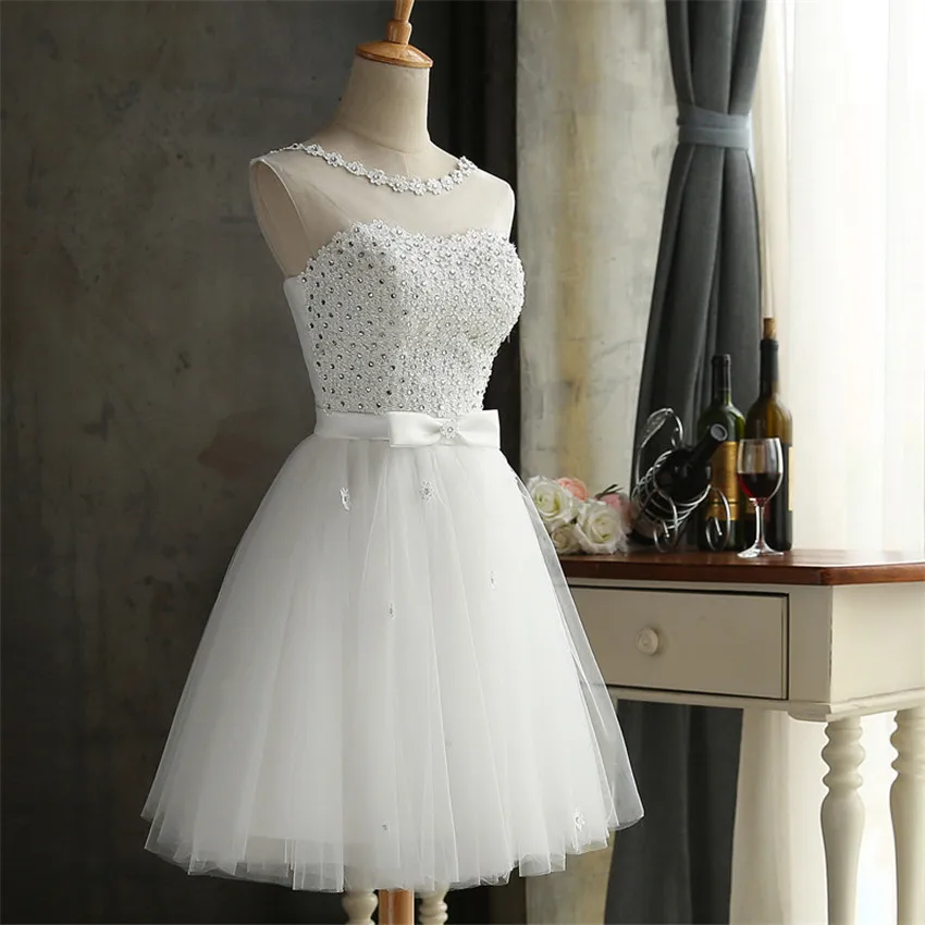 

Summer Dress Women Sexy Sleeveless Flowers Slim Dresses Fashion Casual White Lace Mini Evening Party Dress