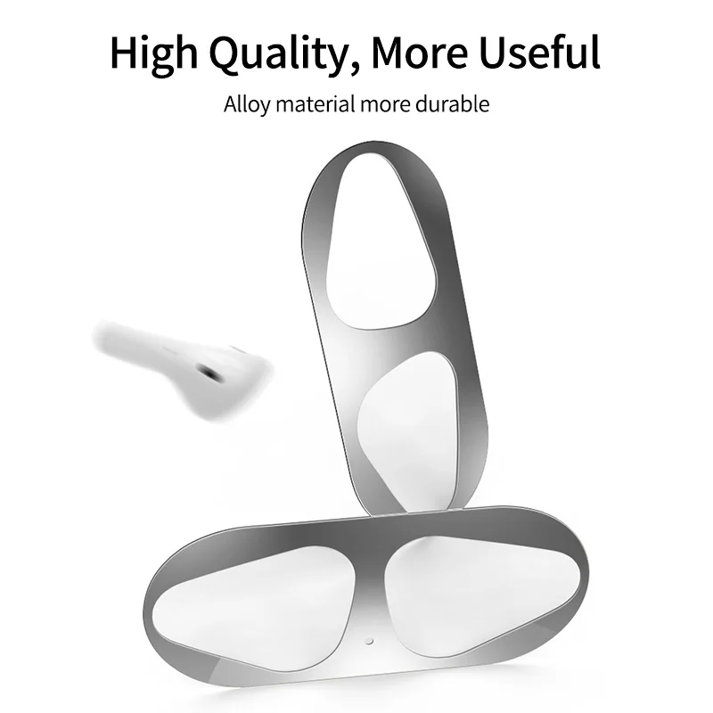 YBD металлическое покрытие Цвет Защита от пыли для Airpods ультра тонкая защита Airpod Air