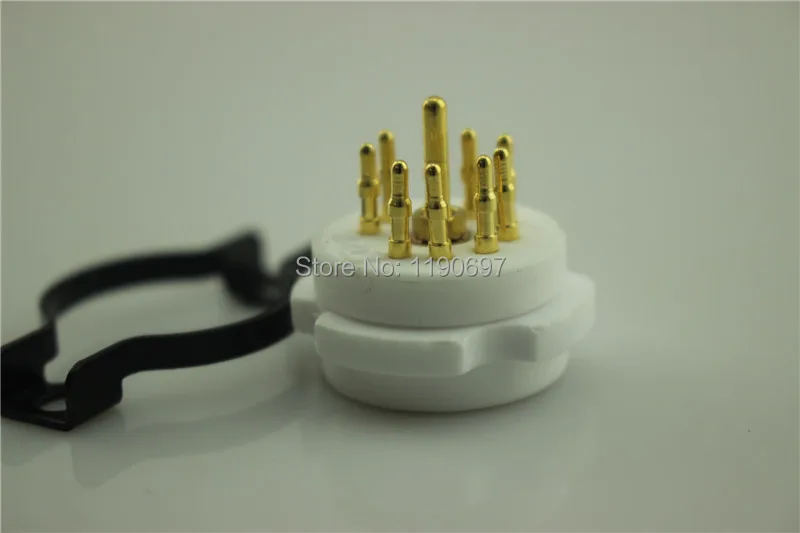 1 шт. 9 контактный трубный разъем керамическое основание золотая пластина медный