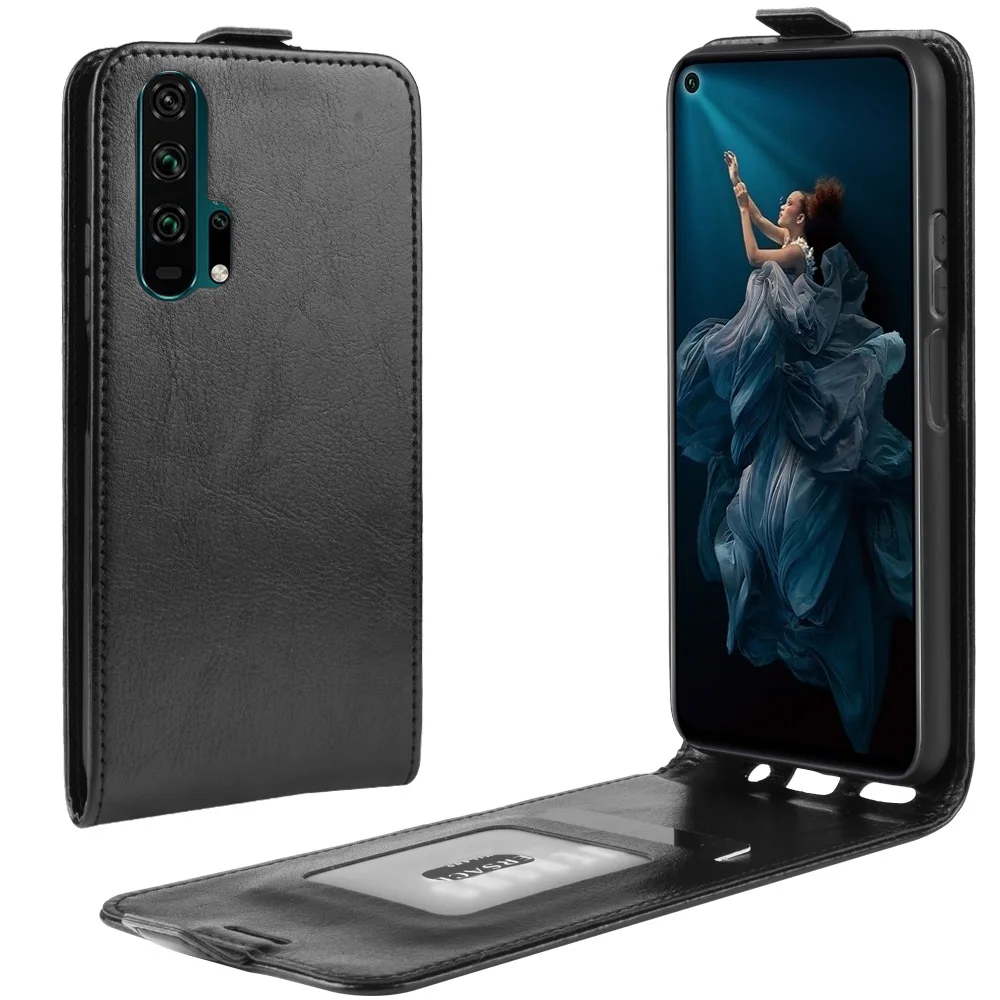 Кожаный чехол книжка для Huawei Honor 20 pro Вертикальный pro|Бамперы| |