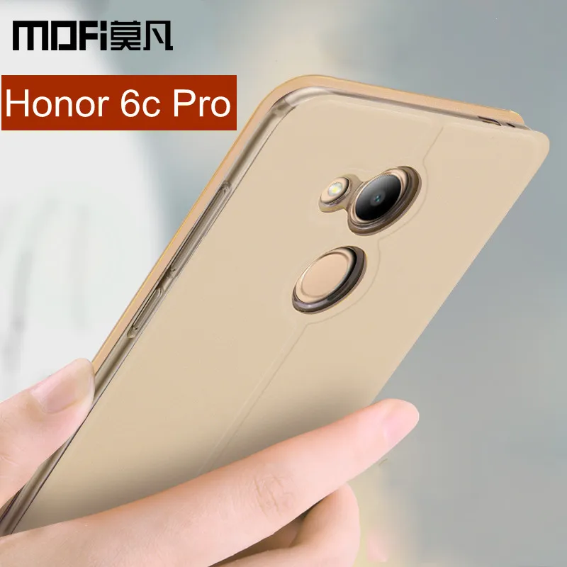 Для Huawei honor 6c Pro чехол MOFI original флип Противоударный задняя силиконовые Капа для