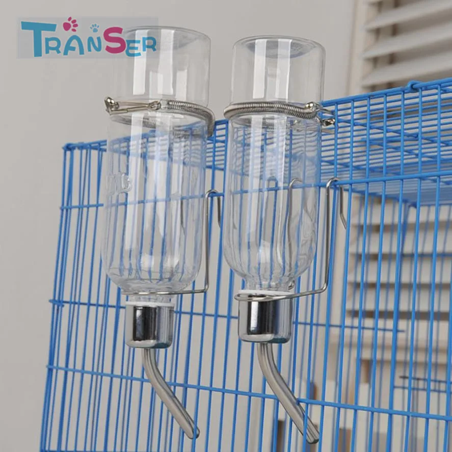 Transer ПЭТ Нержавеющая сталь 180 мл 350 питьевые соломки, бутылка для воды кормушка для домашних животных крыса, хомяк кролик горячая Распродажа 18Feb9