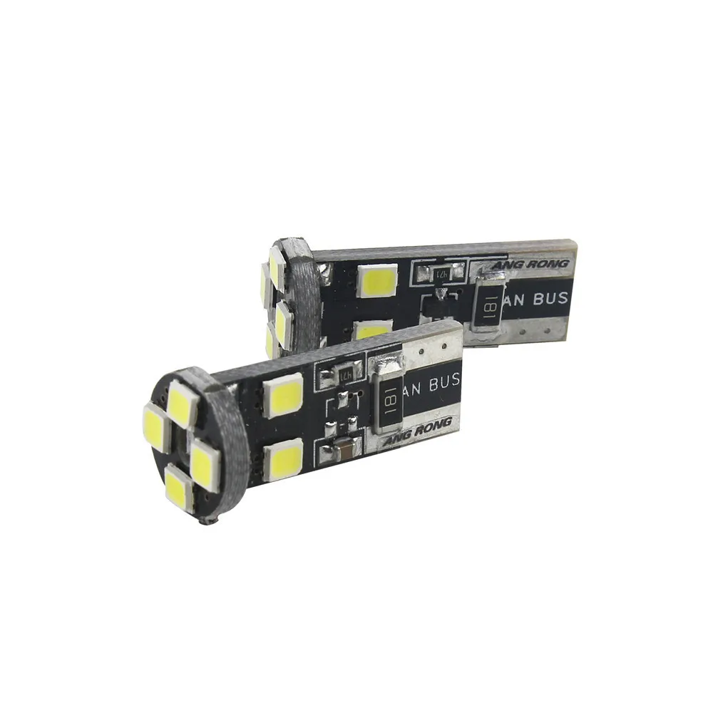ANGRONG 2x T10 W5W 501 194 168 8 SMD светодиодный лампы внутреннего бокового светильник белый