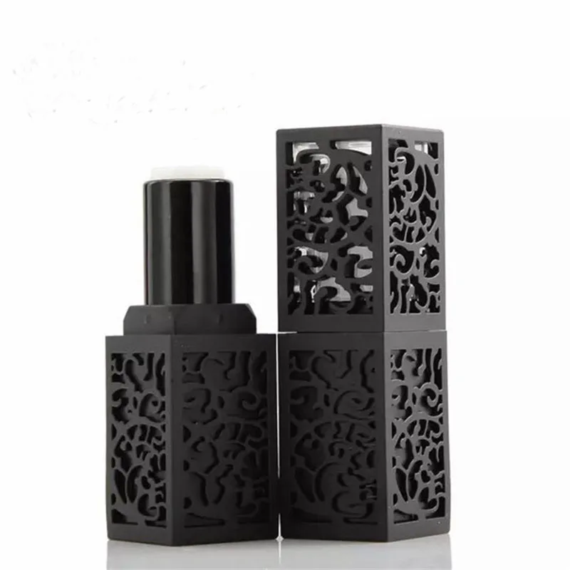 Empty Cosmetic Containers Lipstick Tube with Hollow Carved Tubes DIY 12.1mm Cream Jars Refillable Packaging | Красота и здоровье