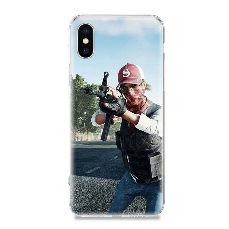 PUBG курица ужин мягкие телефон назад чехол для iPhone 6 S 7 плюс 8X10 XS MAX XR 5 5S SE рисунком