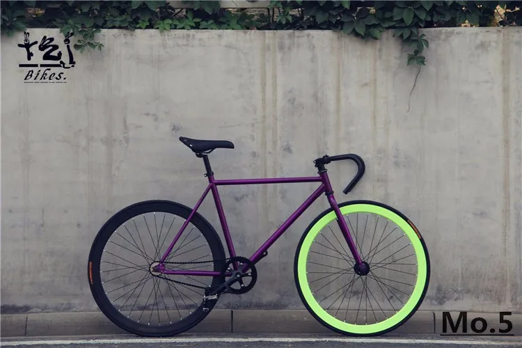 1 шт. fixie велосипед с фиксированной передачей 46 см 52 56 DIY односкоростной Дорожный