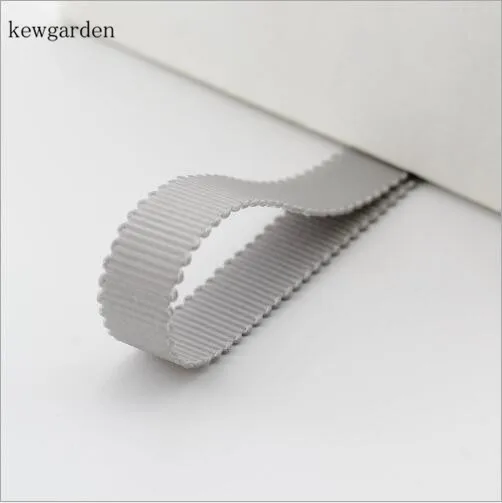 Kewgarden 10 мм 3/" волна корсажная лента для кромки лента вручную изготовленная лента DIY лук аксессуары атласные упаковочные ленты Riband 50 ярдов