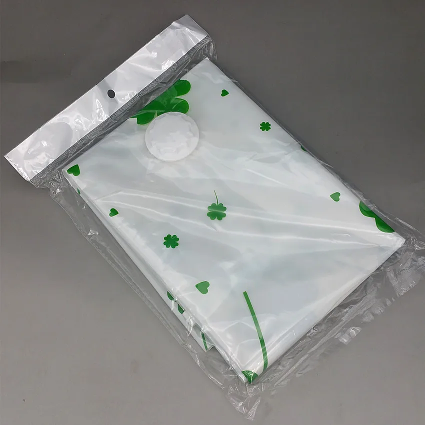 

Thicken Type Plastic Vacuum Compression Bag Clover Type For Cloth Quilt Pillow Storage Dampproof Convenient 30pcs Good Quality