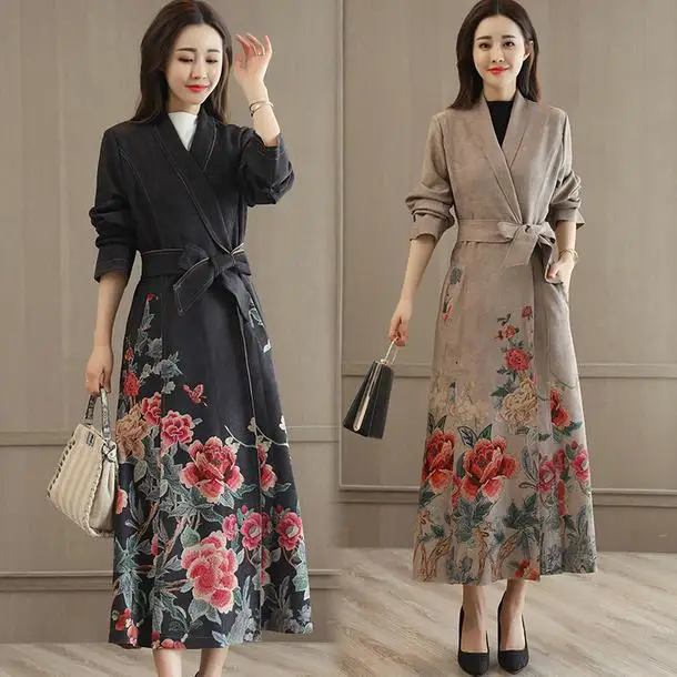 Женская ветровка с принтом весна осень|trend coat|autumn spring coat womenspring autumn women |