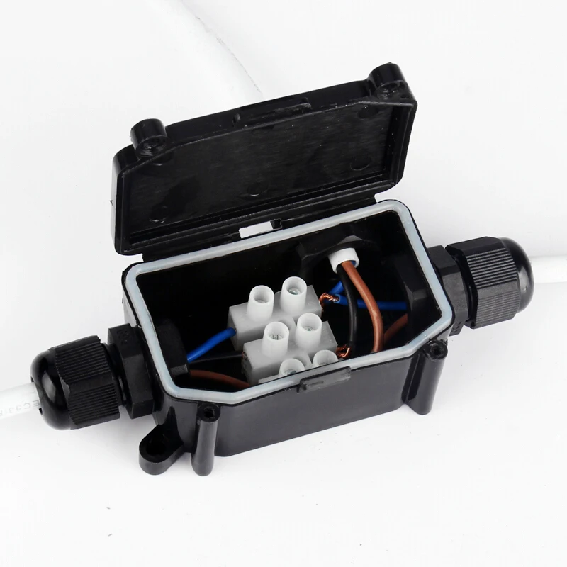 Открытый водонепроницаемый разъем IP66 промышленный кабельный штекер и гнездо 3 pin