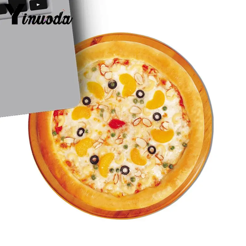 Yinuoda Милая вкусная еда пиццы мягкая резиновая профессиональная игровая коврик