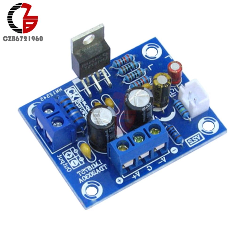 

20W LM1875T HiFi Mono Channel Stereo Audio Power Amplifier Board Adjustable 14Hz-100KHz for Subwoofer Speaker DIY Kit