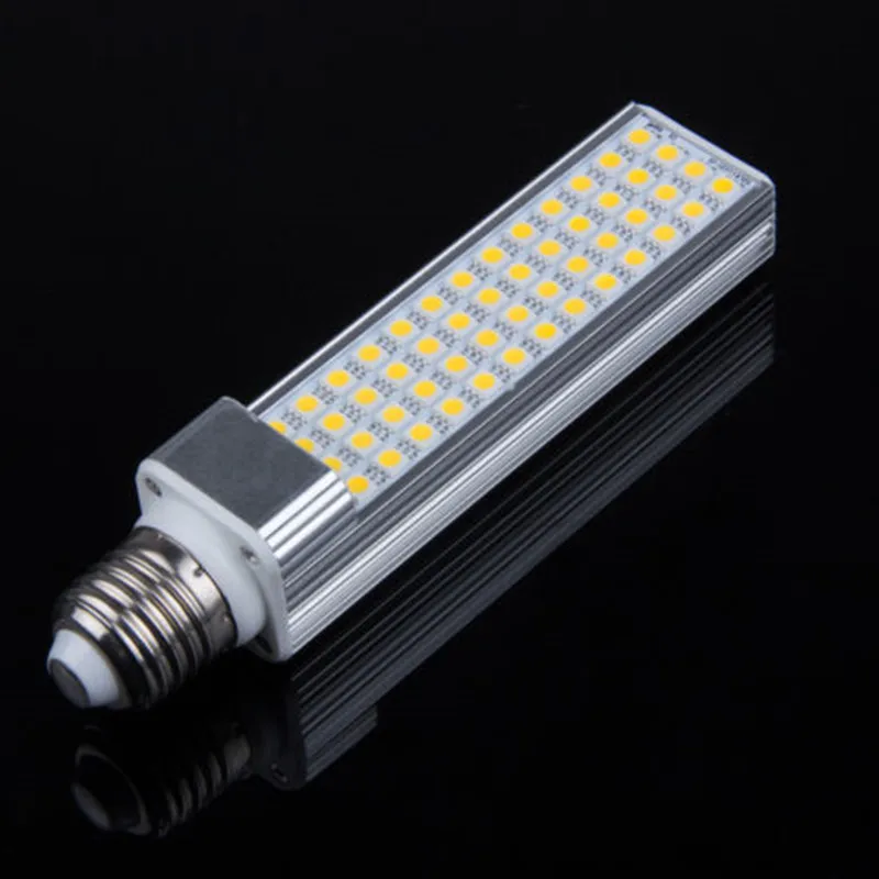 

1PCS 12W G24/E27 LED Plug Light 180degree 52LED Chips Horizontal Spotlight Plug Lamp AC85-265V 110V 220V Warm White/Cold White
