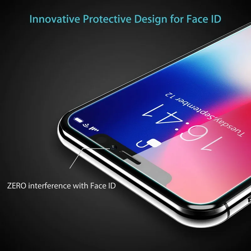 Защитное стекло закаленное для iPhone XS MAX XR 4 4s 5 5s 5C SE 6 6s 7 8 Plus|Защитные стёкла и