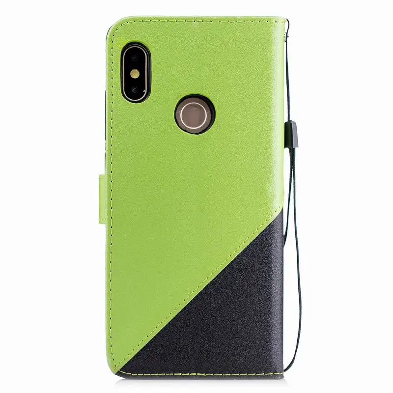 For Xiaomi Mi 5A 5X 6 6X Case dual color PU Leather Cover Luxury Flip Stand Xiao Mi6X Mi6 Mi5X Mi5A With Lanyard | Мобильные
