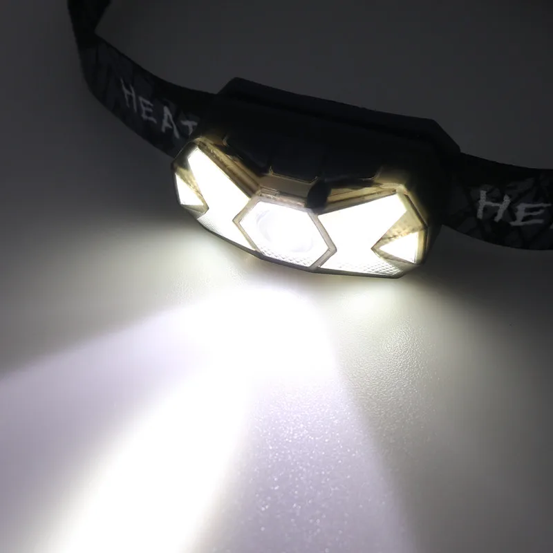 5000LM XPE светодио дный светодиодный мини налобный фонарь красный белый фара USB