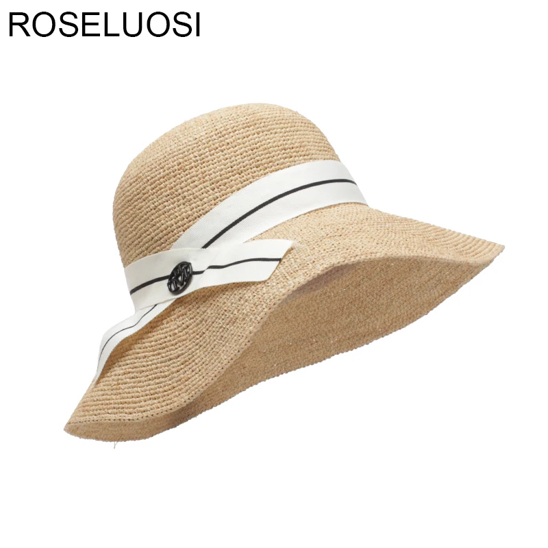 

Летние солнцезащитные шляпы ROSELUOSI для женщин, женская шляпа, пляжные шляпы, женская шляпа, 2018