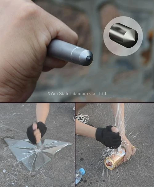 Титановая тактическая шариковая ручка TC4 для самообороны персональной защиты