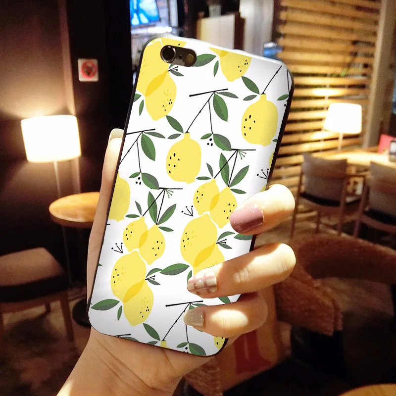 MaiYaCa фрукты свежий лимон красочные милые аксессуары для телефона чехол iPhone 8 7 6 6S