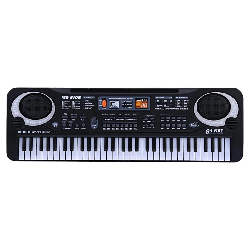 61 Keys Digital Music Electronic Keyboard Key Board Electric Piano Children Gift EU/US Plug electronic organ | Спорт и развлечения