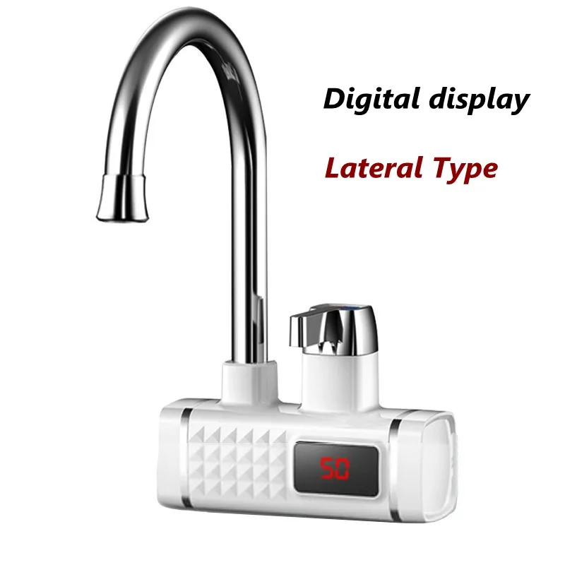 CJS-SX-White DMWD 3000 Вт мгновенный Электрический водонагреватель с дисплеем температуры, электрический водонагреватель без резервуара для горячей воды, для ванной, кухни, 220 В, ЕС - Цвет: CJS-SX-White