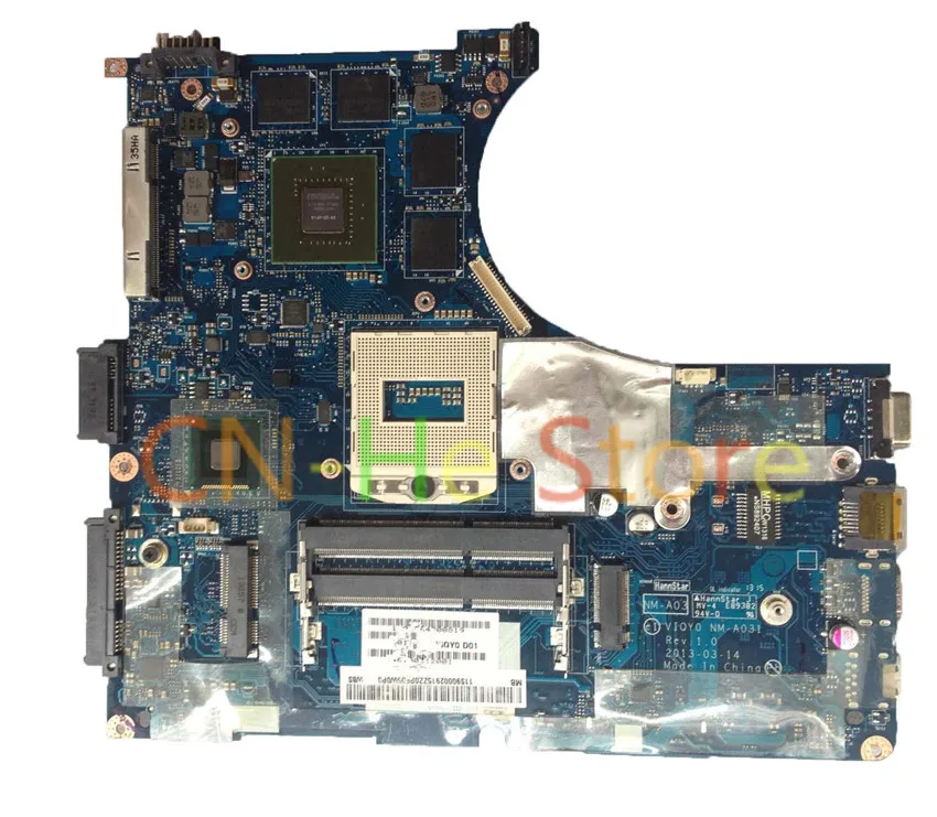 

FOR lenovo ideapad y410p Laptop Motherboard PGA947 HM86 DDR3L NM-A031 90003628 W/ GT755M GPU