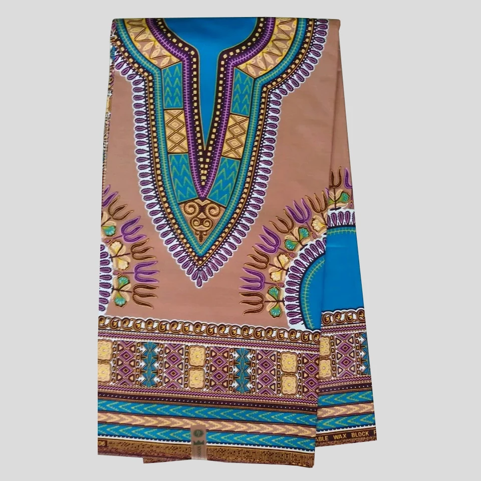 Традиционные Африканские Печати Dashiki Ткань Экзотические Темно Анджелина